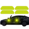 SecureVision Reflective Car Door Warning Tape 4Piece Safety Decal Set For Night Visibility 2