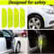 SecureVision Reflective Car Door Warning Tape 4Piece Safety Decal Set For Night Visibility 6