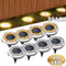 Garden Glow Solar Underground Disk Lights 8 LED 20 LED Pack Outdoor Lawn Yard Decoration 9