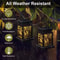 SunGlow Eco Solar Hanging Lanterns Outdoor Solar String Lights Set 2