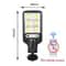 SolarGuard Outdoor MotionSensor Solar Street Lamp 3Mode Pack 6