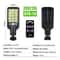 SolarGuard Outdoor MotionSensor Solar Street Lamp 3Mode Pack 8