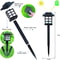 RadiantGrove Solar Pathway Light Set Waterproof Outdoor Walkway LED Lights for Garden Yard Drivewa 4
