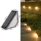SolarGlow Fence Deck Lighting Set Outdoor Waterproof Solar Deck Lights 1