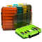 Ultimate DualDeck Fishing Tackle Storage Case Large Small Compartments Organizer 11