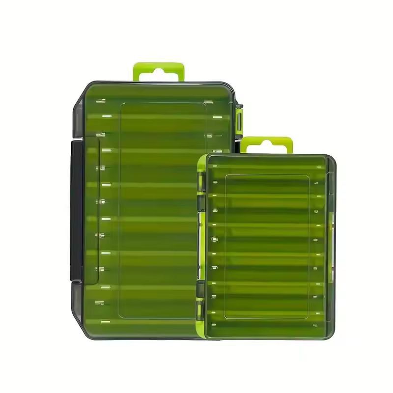 Ultimate DualDeck Fishing Tackle Storage Case Large Small Compartments Organizer 2