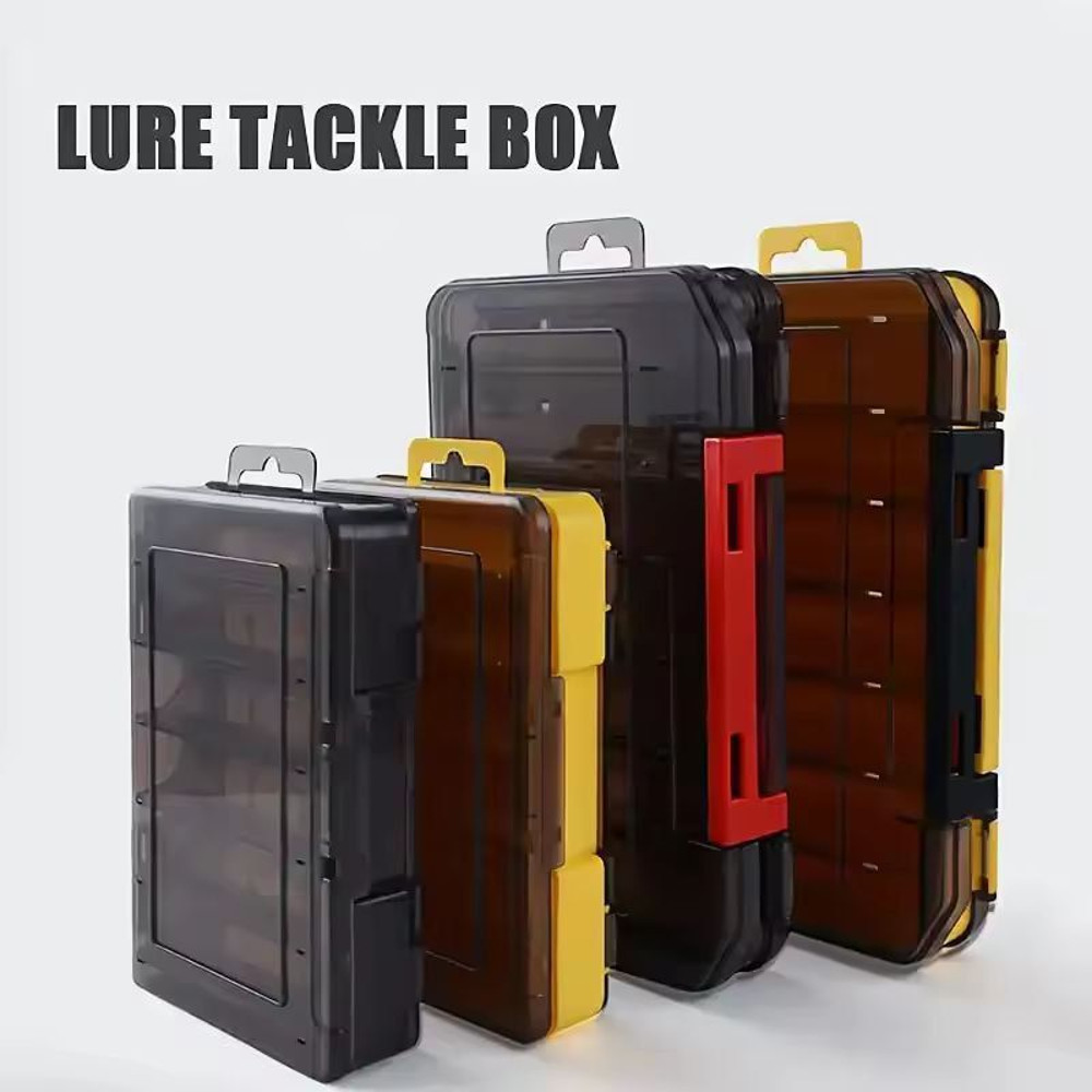 Ultimate DualDeck Fishing Tackle Storage Case Large Small Compartments Organizer 7