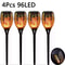 Solar Flame 96LED Outdoor Torch Lights Solar Flickering Torch Pathway Yard 6