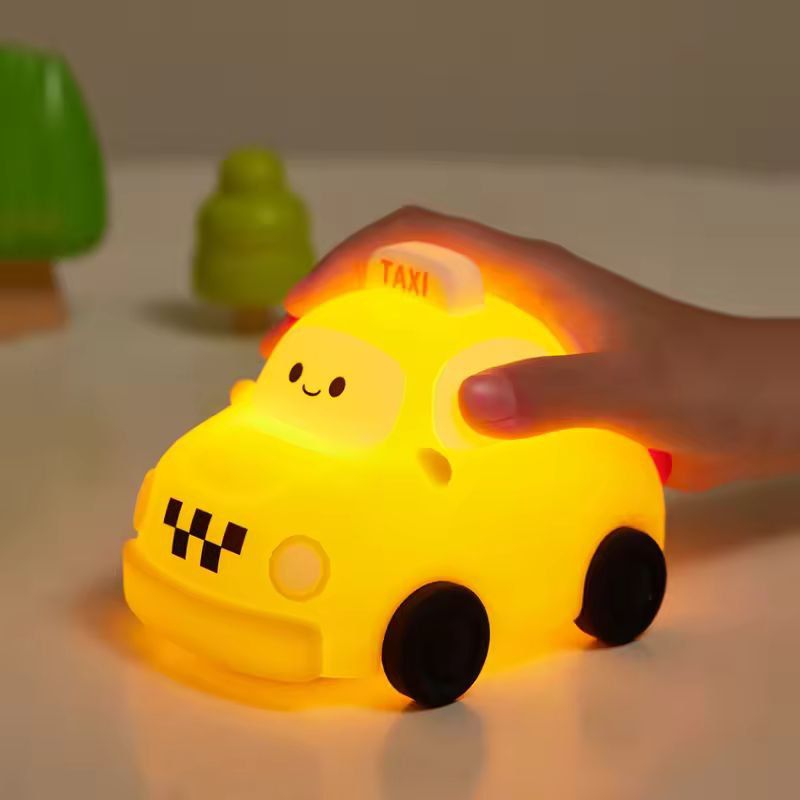 SoftGlow Silicone Touch Night Lamp For Kids Nursery USB Rechargeable Bedside Light 7