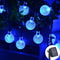 Luminous Glow Solar Crystal Globe String Lights Outdoor 60 LED 8Mode Solar Patio Garden Decor 8