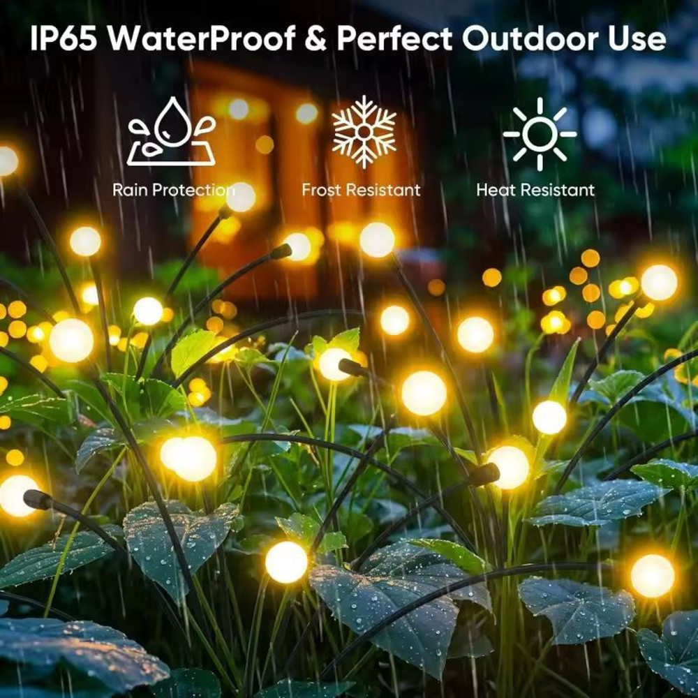 Solar Glow Sway RGB Garden Lights Outdoor Solar Pathway Patio Illumination 3