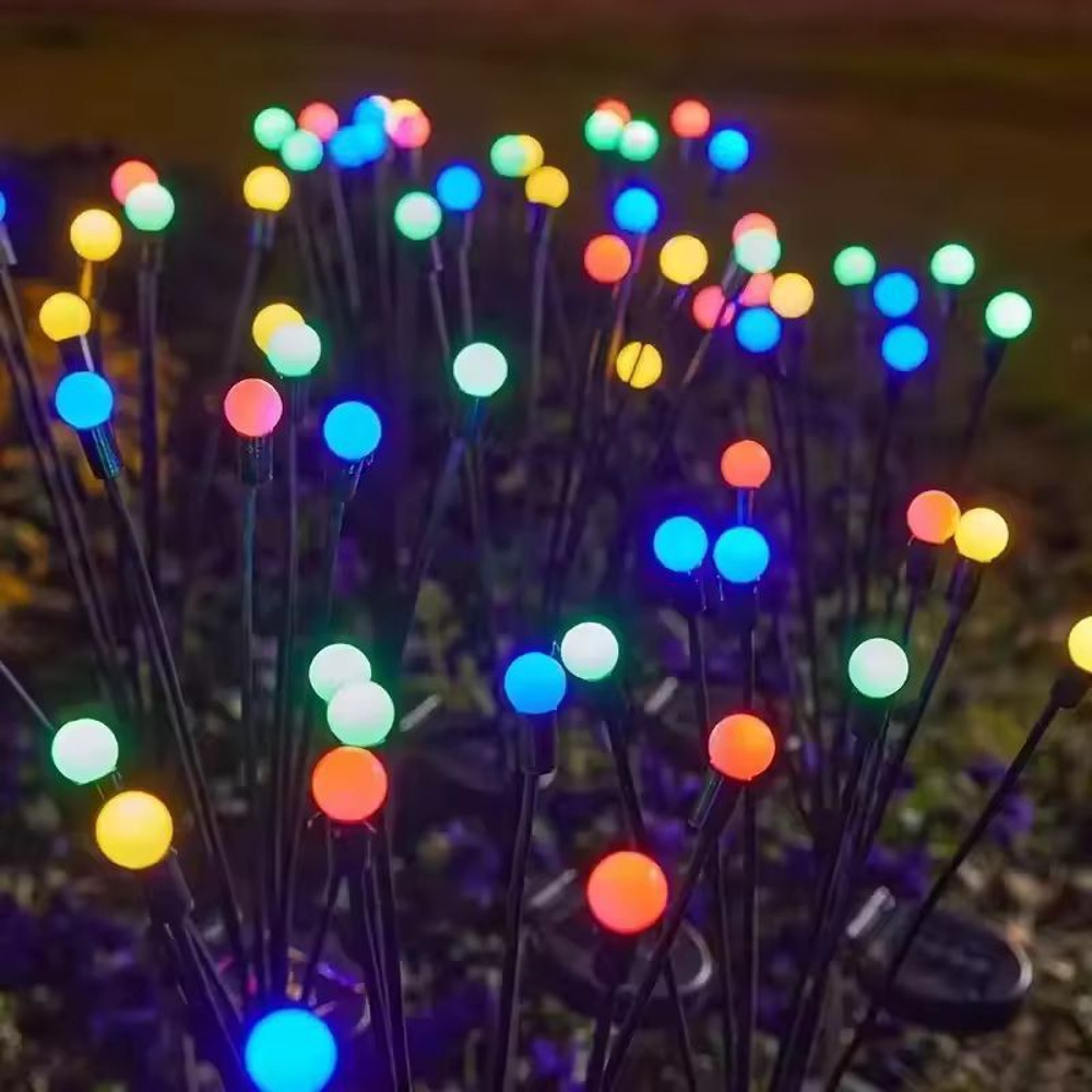 Solar Glow Sway RGB Garden Lights Outdoor Solar Pathway Patio Illumination 6