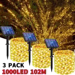 solarglow pro outdoor led string lights – waterproof garden fairy lights for patio, party & christmas