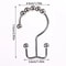 Premium DoubleSided Shower Curtain Hooks SmoothGlide Metal Rings For Easy Bathroom Curtain Hanging 3