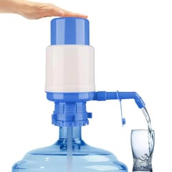 smartflow manual water jug pump - easy press dispenser for 5-gallon bottles