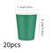 Premium 20Pack 9 Oz Disposable Paper Coffee Cups Party Picnic Travel Pack 7