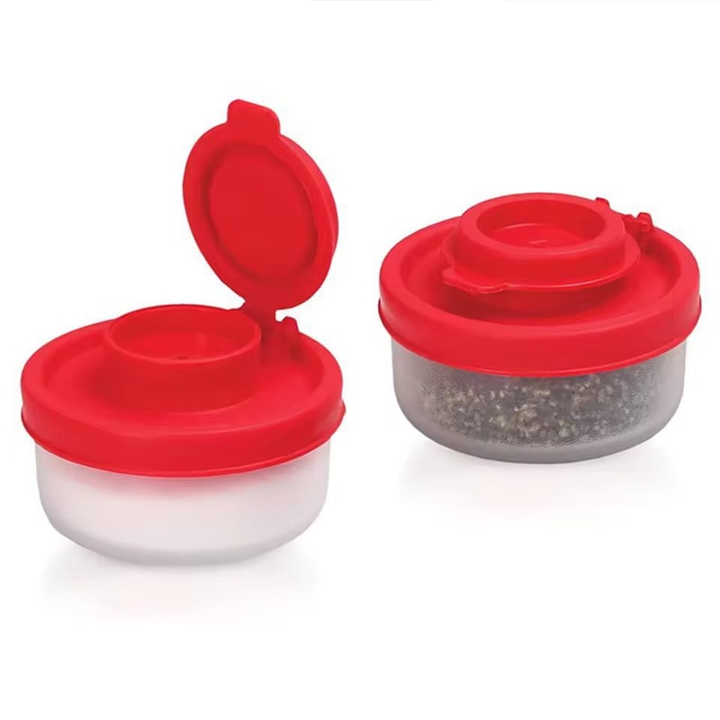 Compact Seasoning Shaker Set Mini Salt Pepper Dispensers For Home Travel Outdoor Cooking 1