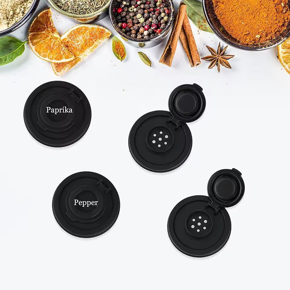 Compact Seasoning Shaker Set Mini Salt Pepper Dispensers For Home Travel Outdoor Cooking 2