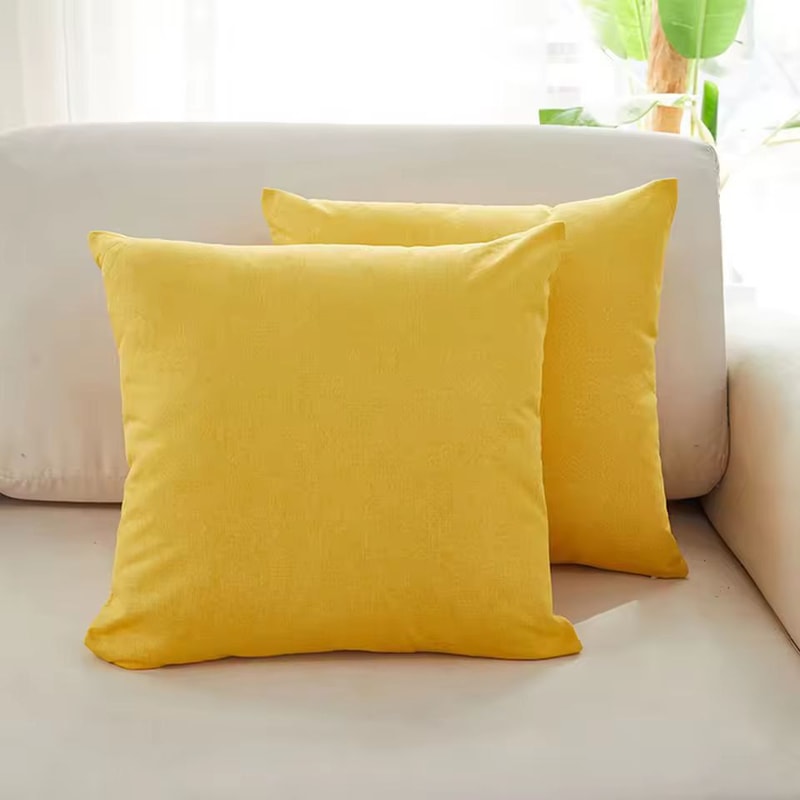 SoftLoom Linen Cushion Cover 45by45 Cm Decorative Pillow Cover For Sofa Home Decor 6