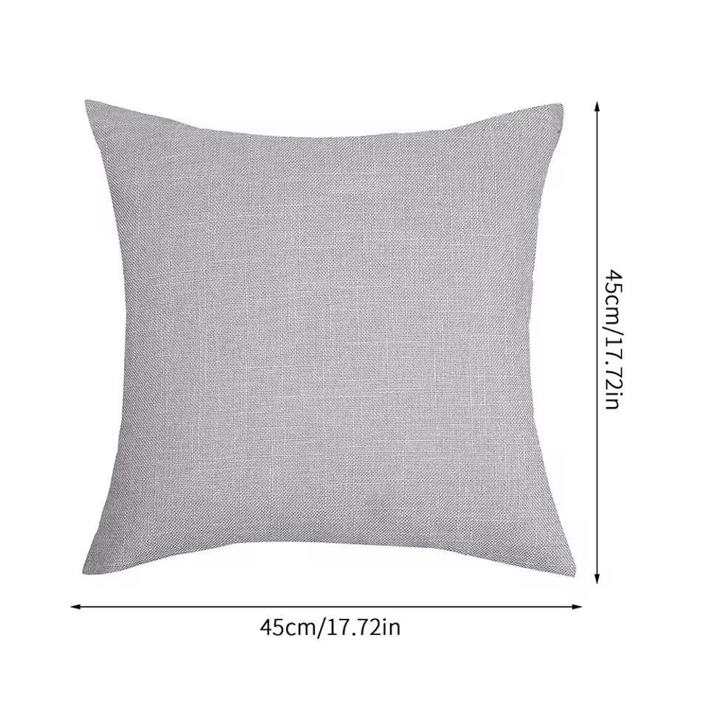 SoftLoom Linen Cushion Cover 45by45 Cm Decorative Pillow Cover For Sofa Home Decor 8