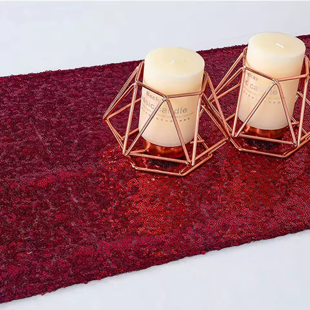 GlamourSpark Sequin Table Runner Glitter Dining Party Decor 3