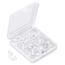 softclear silicone earring backs – 1200-piece secure earring backing kit