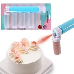 artisan diy cake airbrush pump – manual airbrush for cakes & cupcakes decorating kit