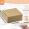 Small Kraft Paper Jewelry Gift Boxes 10Pack Mini Cardboard Wrapping Boxes 4