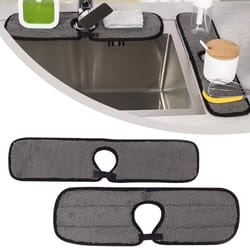 ultra-absorbent faucet splash guard & counter shield