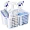 Portable Shower Organizer Basket Lightweight Plastic Shower Caddy For Bathroom Dorm 1