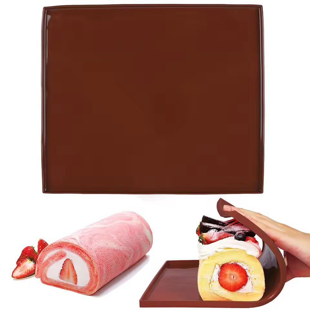 Silicone SwissRoll Baking Mat NonStick Pastry Cake Tray 0