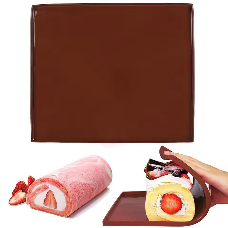 Silicone SwissRoll Baking Mat NonStick Pastry Cake Tray 0