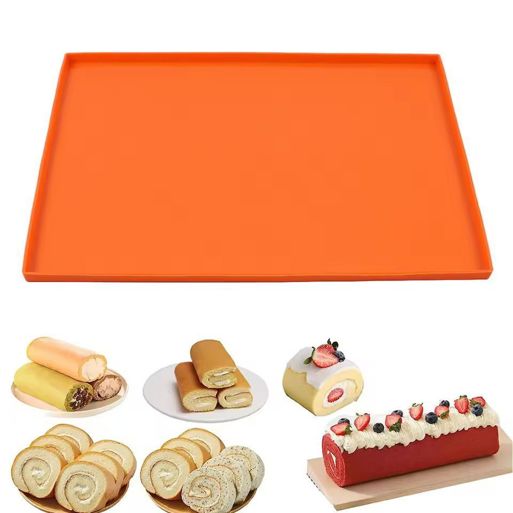 Silicone SwissRoll Baking Mat NonStick Pastry Cake Tray 4