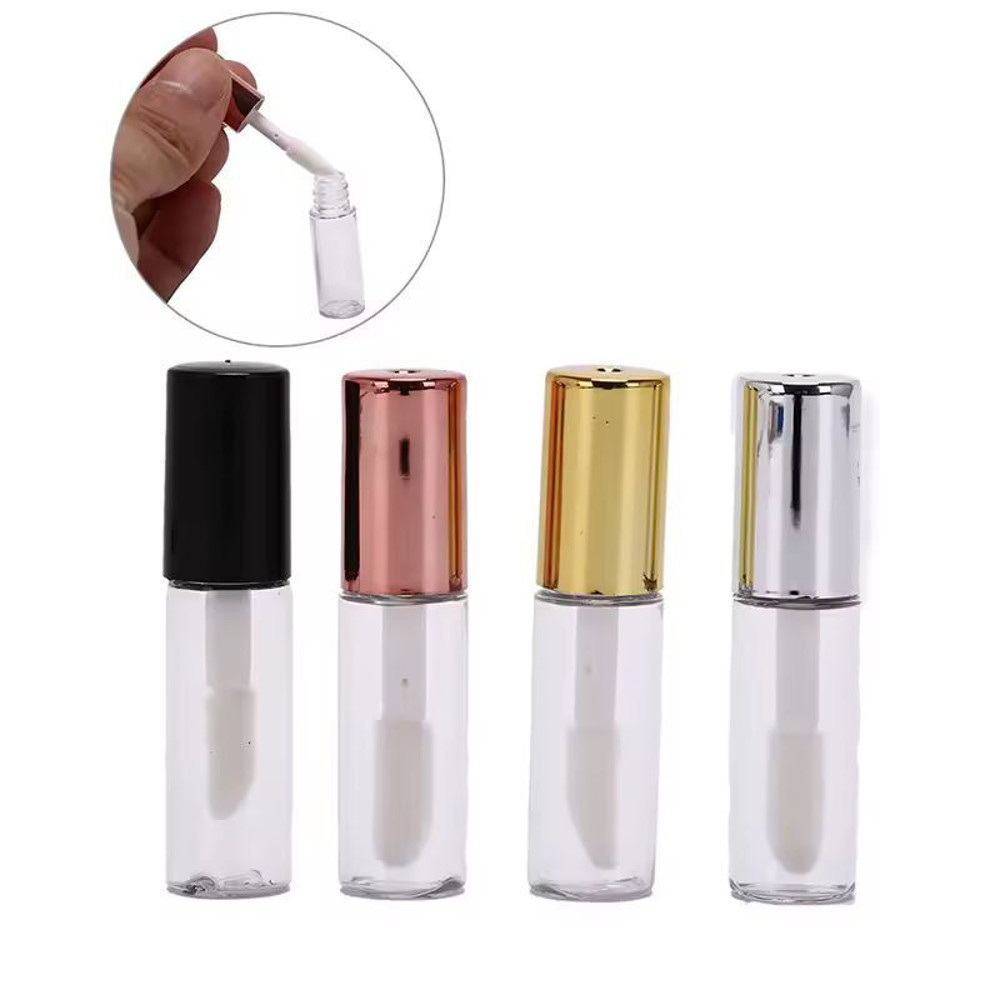 Customizable 10Pack Empty Lip Balm Lipstick Tubes DIY Cosmetic Containers With Cap 1