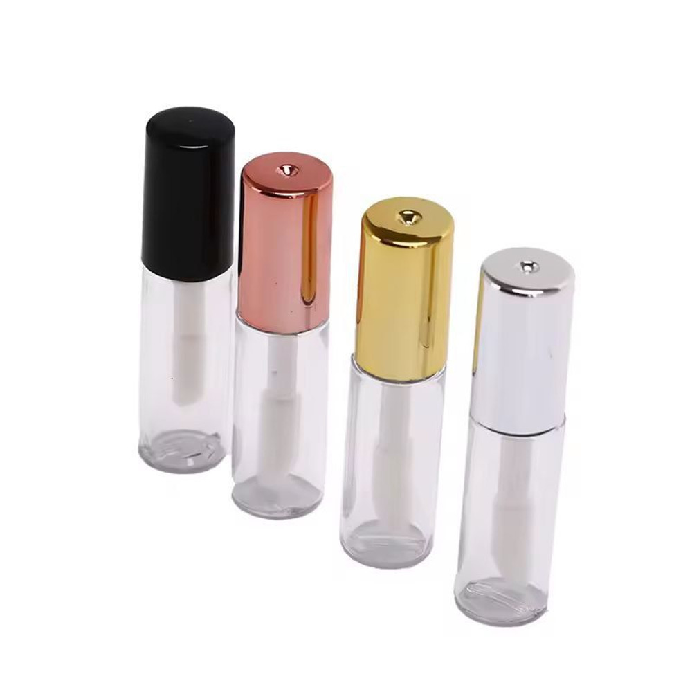Customizable 10Pack Empty Lip Balm Lipstick Tubes DIY Cosmetic Containers With Cap 2