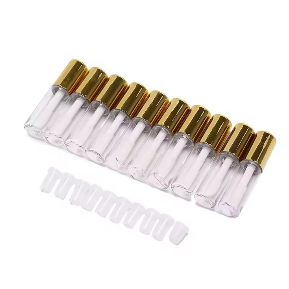 Customizable 10Pack Empty Lip Balm Lipstick Tubes DIY Cosmetic Containers With Cap 8