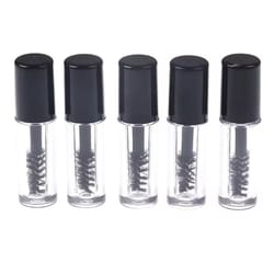 refillable empty mascara bottles & wand - compact diy cosmetic tubes (5 / 10-pack)