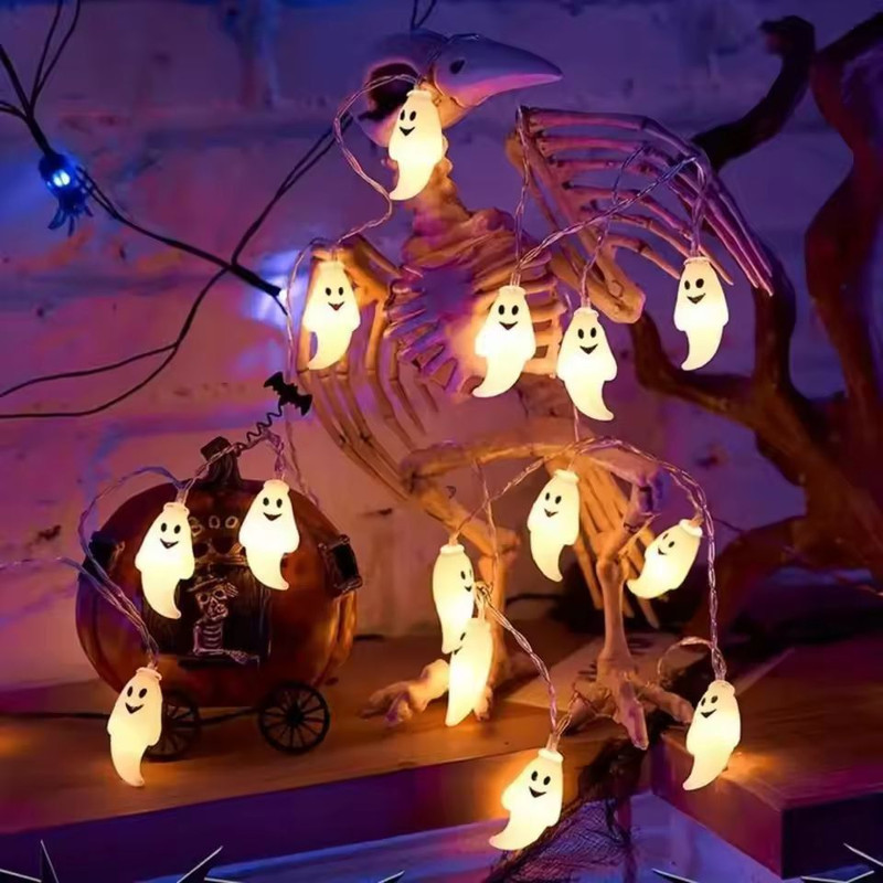 GhostGlow 3 M 20LED Battery Halloween Ghost String Lights 1