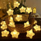 CozyStar BatteryPowered Star LED String Lights 0