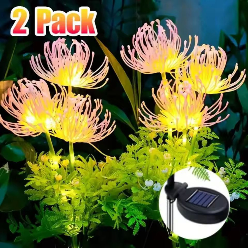 SolarGlow Solar Flower Lights Decorative Outdoor LED Garden Lights 0