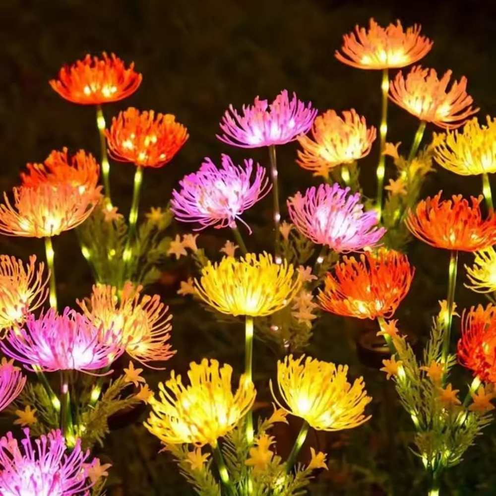 SolarGlow Solar Flower Lights Decorative Outdoor LED Garden Lights 5