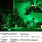 SolarGlow Green Solar String Lights Waterproof Outdoor Decoration For Garden Patio Parties 2
