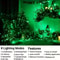 SolarGlow Green Solar String Lights Waterproof Outdoor Decoration For Garden Patio Parties 2