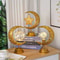 Elegant Iron Moon Star Orb Table Lamp LED Decorative Ambient Light 2