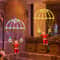 Santa Parachute Lantern LED String Lights Festive Window Outdoor Holiday Decor 0