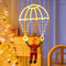 Santa Parachute Lantern LED String Lights Festive Window Outdoor Holiday Decor 1