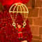 Santa Parachute Lantern LED String Lights Festive Window Outdoor Holiday Decor 2