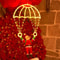 Santa Parachute Lantern LED String Lights Festive Window Outdoor Holiday Decor 2