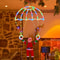 Santa Parachute Lantern LED String Lights Festive Window Outdoor Holiday Decor 4
