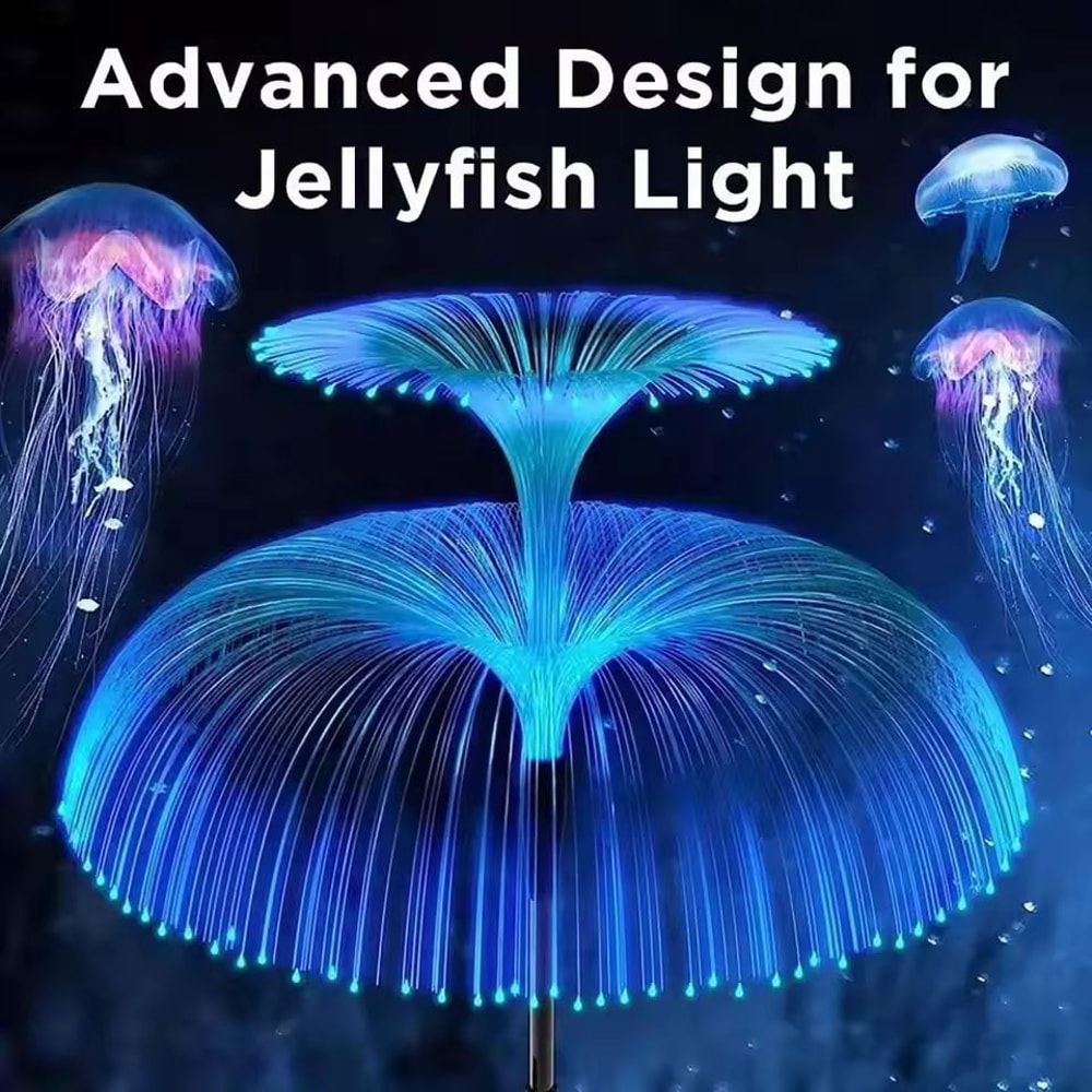SolarGlow 7Color Jellyfish Garden Light 4